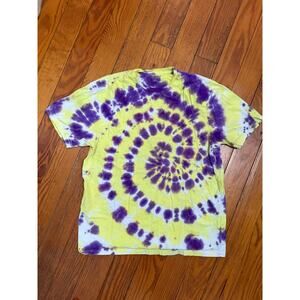 Purple and Gold Tye Dye TShirt